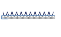 Slat without mounting kit